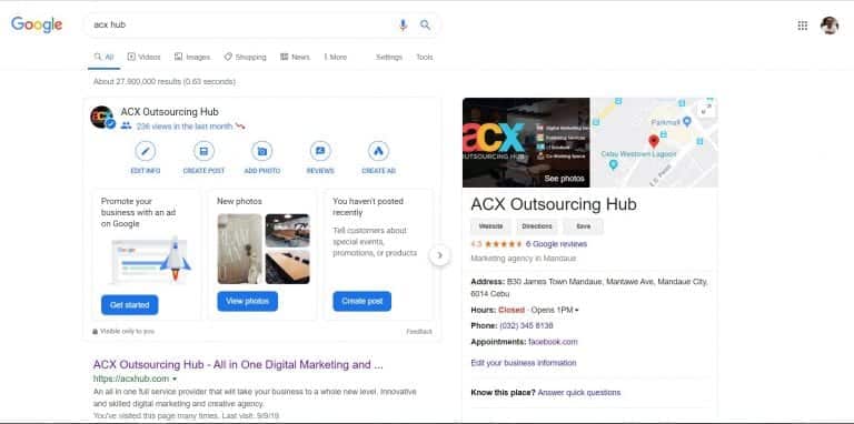 STEP BY STEP GUIDE TO GET YOUR BUSINESS OFFLINE TO ONLINE WITHOUT SPENDING A CENT. - ACX Outsourcing HUB STEP BY STEP GUIDE TO GET YOUR BUSINESS OFFLINE TO ONLINE WITHOUT SPENDING A CENT. - ACX Outsourcing HUB